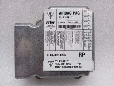 Porsche Cayman 718 GT4 Safety Module ECU 99161820111 Air Control Unit SRS