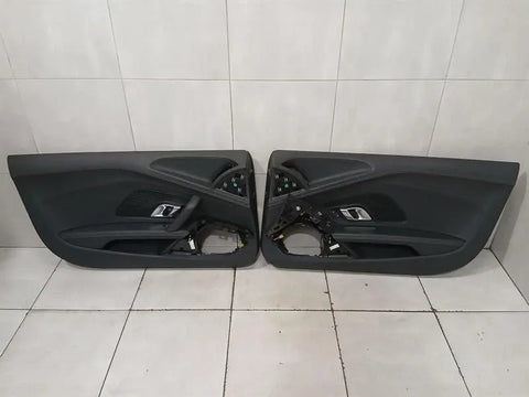 AUDI R8 4S PERFORMANCE DOOR CARD PAIR SET BLACK 4S2867105F RHD EXTENDED LEATHER