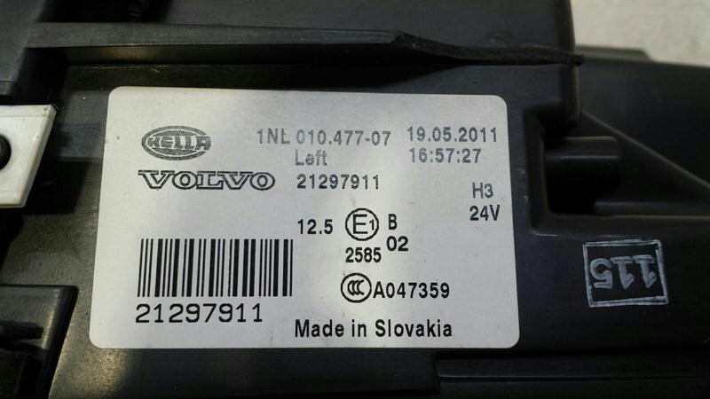 Volvo FH2008 Left Front Foglamp 21297911 Left Fog Light