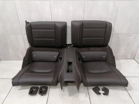 Porsche 911 991 seats rear set seats interior coupe rear seat bench espresso leather