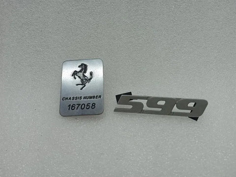 Ferrari 599 GTB F141 Cover 69969800 599 Logo Badge Fairing