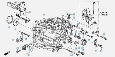 Gearbox HONDA ACCORD VII (CM, CN) (2003-2008)