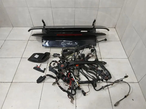OEM PORSCHE 997 TURBO S MK2 CONVERTIBLE MK2 AERO CONVERTIBLE REAR LID SPOILER SET