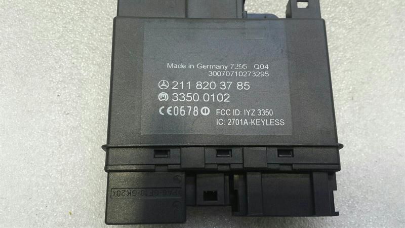 Mercedes E Class W211 Keyless Go Module A2118203785 Keyless Go Control Unit