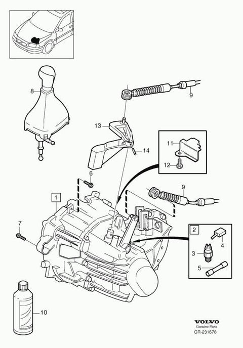 Getriebe M56 VOLVO V70 II / XC70 I (P80) (2000-2007)