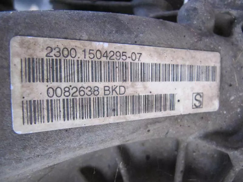 MINI COOPER S R53 LOAD MANUAL Gearbox 7518632 Shift Transmission GS6-85BG TURBO
