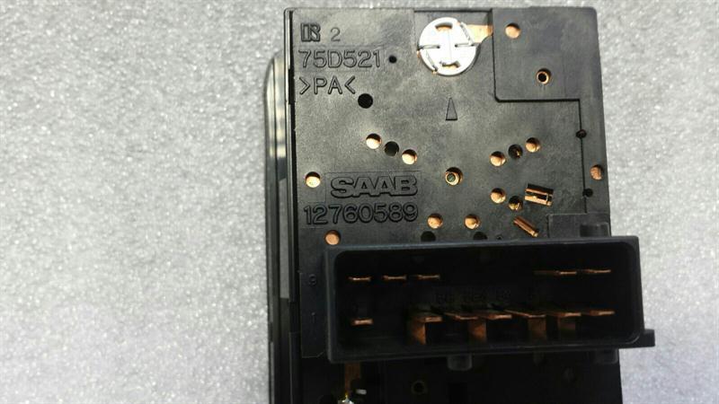 SAAB 9-5 95 headlight switch 12760589 light switch