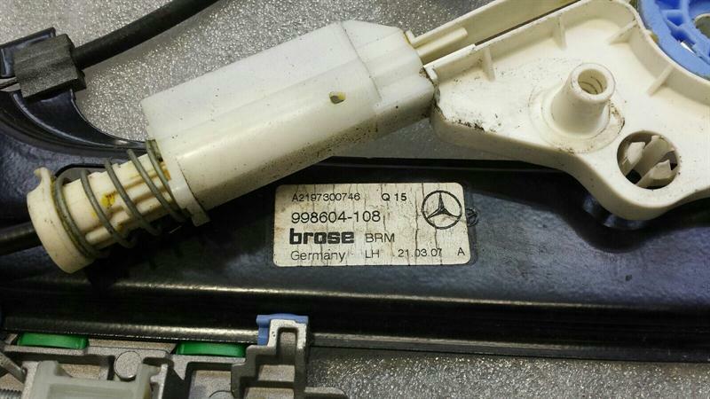 Mercedes CLS W219 Left Rear Door Winder A2197300746 Rear Left Window