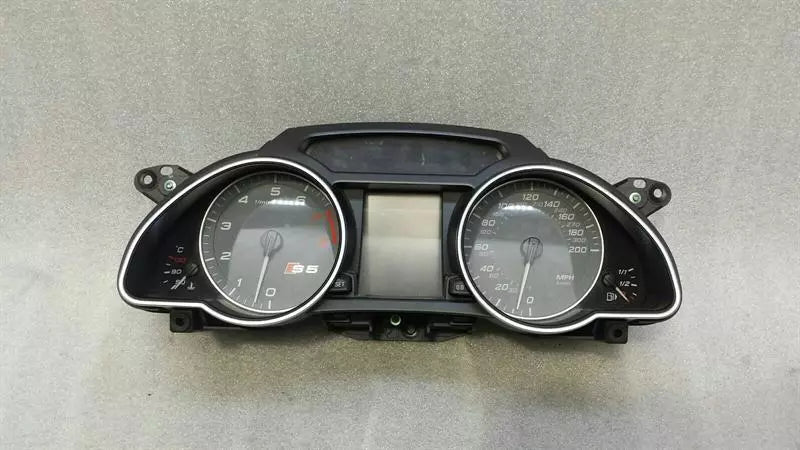 Audi S5 8T Instrument Cluster 8T0920981M Speedometer MPH 3.0 TFSI CAKA