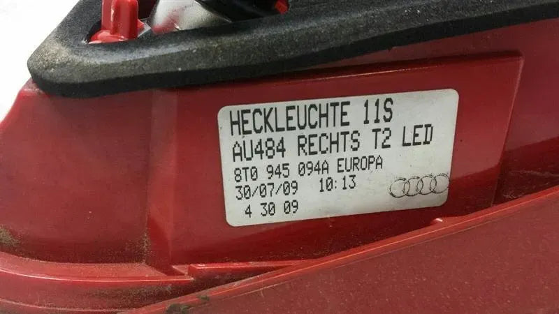 Audi S5 8T right rear light 8T0945094A tail light rear right