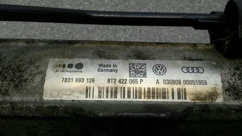 Audi S5 8T RHD Power Steering Rack 8T2422065P Right Handlebar
