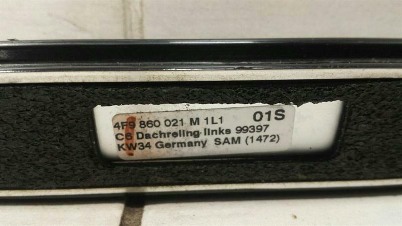 Audi RS6 4F Roof Rails 4F9860021M Roof Rails Set Kit Aluminium Chrome