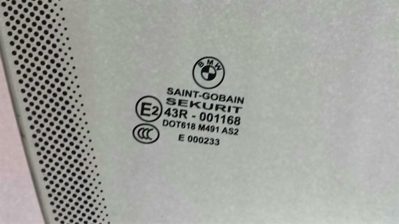 BMW 6 Series E63 right front door glass 51337009710 door window front right