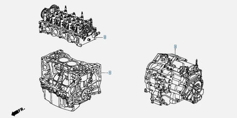 5MT Gearbox HONDA CR-V II (RD) (2001-2006)