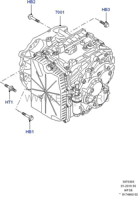 MPS6 6DCT450 Gearbox FORD FOCUS II (2004-2012)