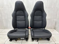 Porsche 911 991 Turbo S seats heated cooled seats black leather GTS 18-way way