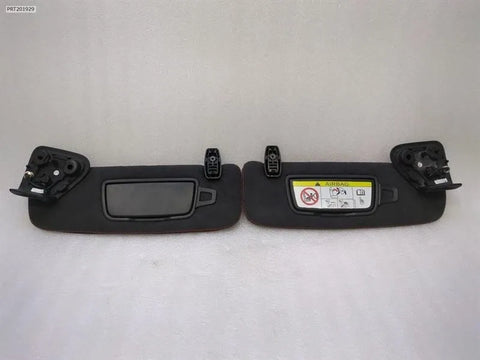 Porsche 911 991 Convertible Sun Visor 99173103222 Sun Visor Alcantara Red Stitches