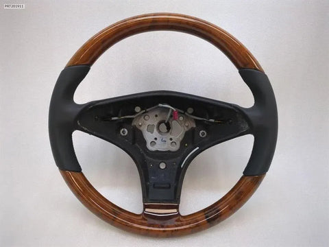 MERCEDES SL R230 PADDLE LEATHER STEERING WHEEL A2304602718 STEERING WHEEL AMG MOPF WOOD