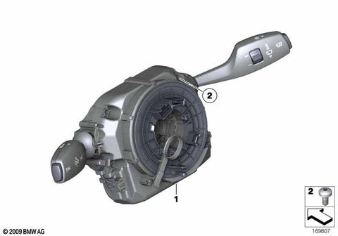 Indicator/wiper/slip ring switch (stalk) BMW 5 (F10, F11) (2010-2017)