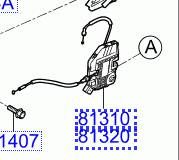 Door Lock Front Right KIA SPORTAGE IV (QL) (2015-2021)