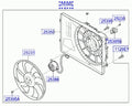 Radiator Fan Electric KIA SPORTAGE IV (QL) (2015-2021)