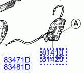 Door Lock Rear Left KIA SPORTAGE IV (QL) (2015-2021)