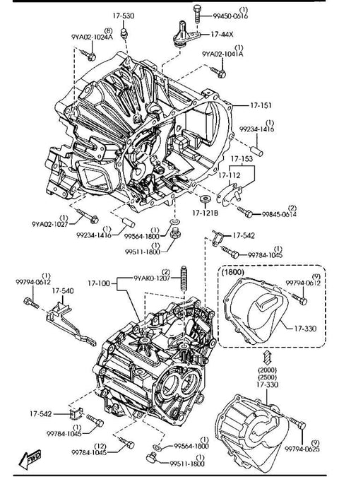 G6120 Gearbox MAZDA 6 (GH) (2007-2012)