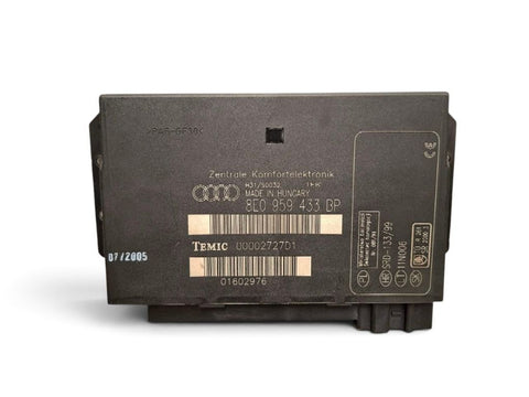 8E0959433BP Central Locking Control Unit AUDI A4 (B7) (2004-2008)