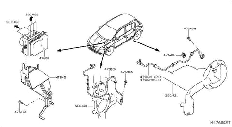 ABS hydraulic unit / pump NISSAN PULSAR (C13) (2014-2018)