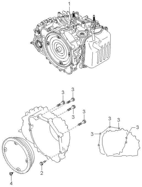 Q4KHD982909 Q4KHD Q4KHDP Q4KH Gearbox KIA OPIRUS (GH) (2003-2012)