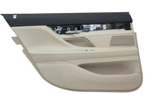 BMW 7 SERIES Rear door card panel trim OEM 51417448321