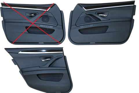 BMW 5 SERIES Rear door card panel trim OEM 51417273354