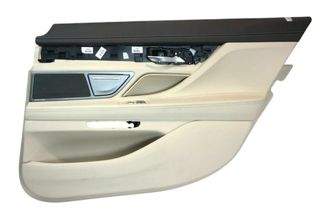BMW 7 SERIES Rear door card panel trim OEM 51427455056