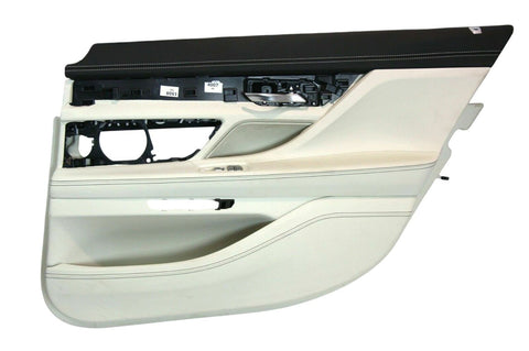 BMW 7 SERIES Rear door card panel trim OEM 51427991282