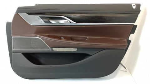 BMW 7 SERIES Front door card panel trim OEM 51417398824