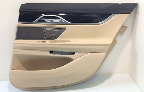 BMW 7 SERIES Rear door card panel trim OEM 51427448158