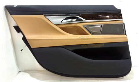 BMW 7 SERIES Rear door card panel trim OEM 51427398879