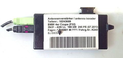 BMW 3 SERIES Aerial antenna amplifier OEM 65209231178