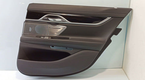 BMW 7 SERIES Rear door card panel trim OEM 51427448320
