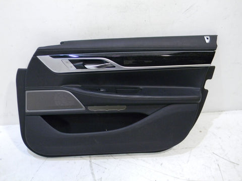 BMW 7 SERIES Front door card panel trim OEM 51417448518