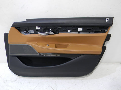 BMW 7 SERIES Front door card panel trim OEM 51417448516