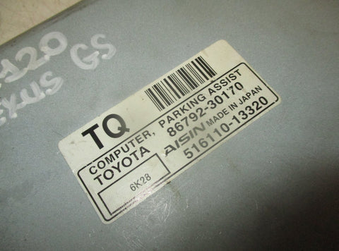 LEXUS GS III (2005-2011) Parking Aid Control Unit 86792-30170