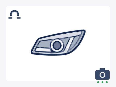 Headlight left VOLVO XC70 2005